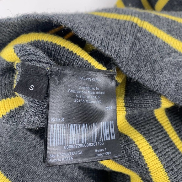 Calvin Klein 205W39NYC Breton Stripe Crew Knit Sweater S *FLAWED* - Picture 8 of 16